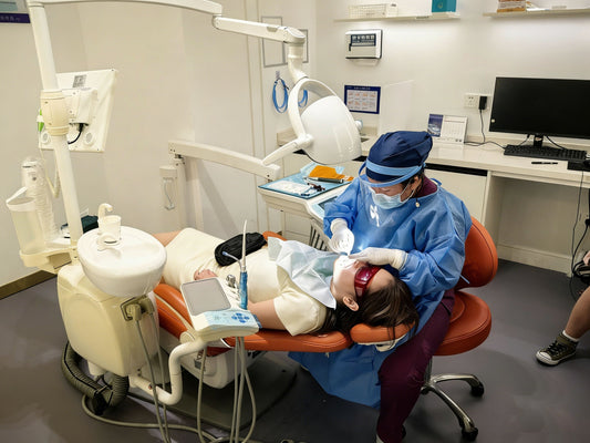 French Lady in Kunming Clinic
